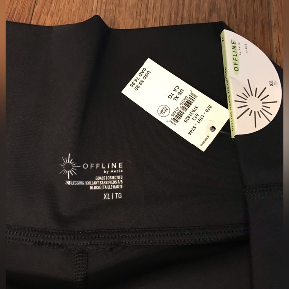 NWT Aerie Offline Logo Stripe Legging sz XL - Picture 3 of 6